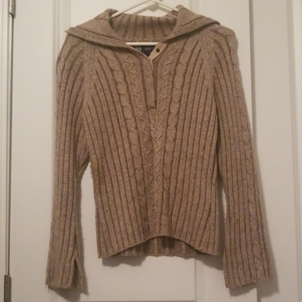 Sonoma Child Large/Women's XS Knit Beige Sweater